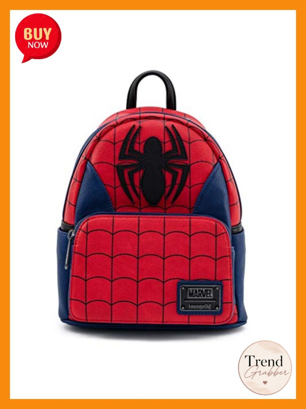 Loungefly Marvel Spider Man Classic Cosplay Faux Leather Double Strap Shoulder
